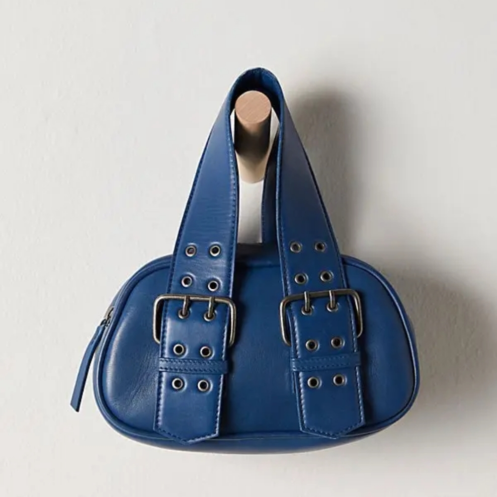 NWT Free People Say Yes Bag- Navy